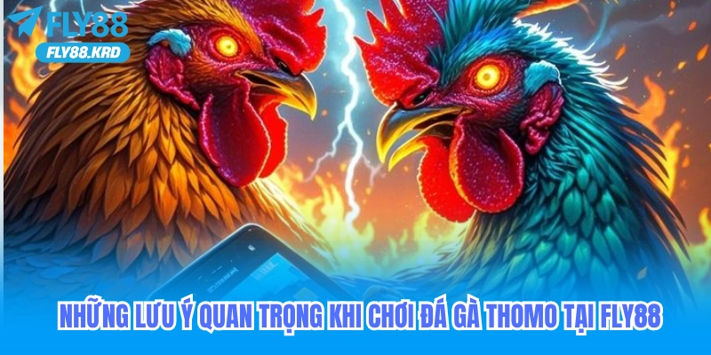 Những lưu ý quan trọng khi chơi đá gà Thomo tại Fly88